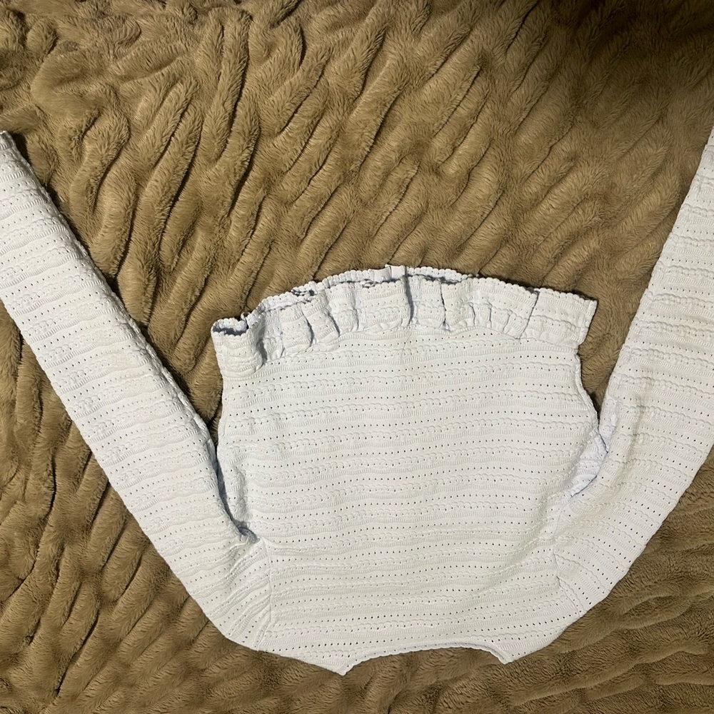Loveshackfancy Rogan Ruffle-Hem Cardigan - Picture 3 of 4